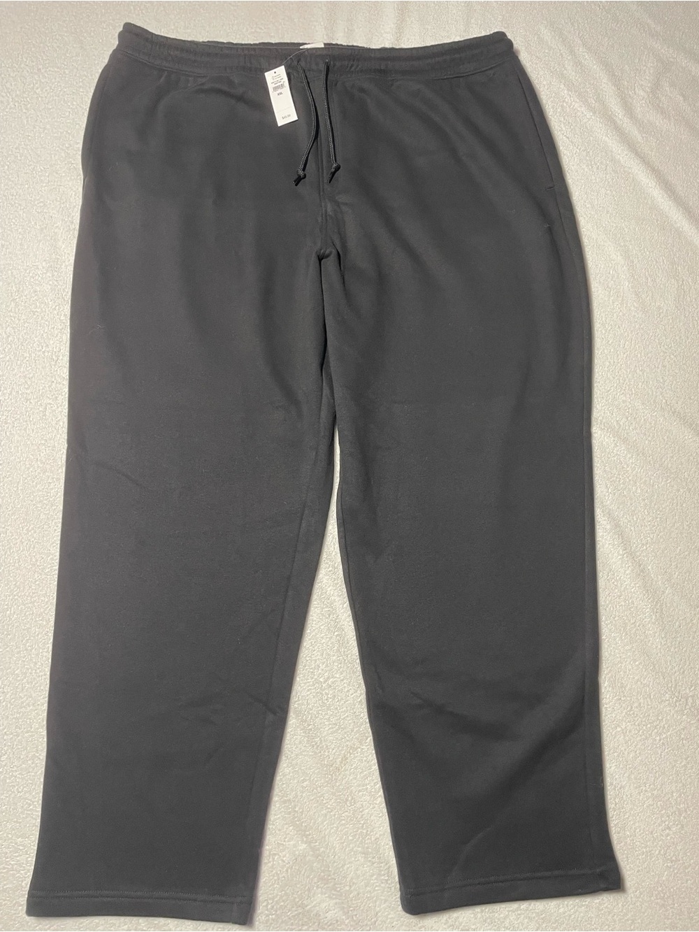 GAP Men's Black Drawstring Fleece Joggers